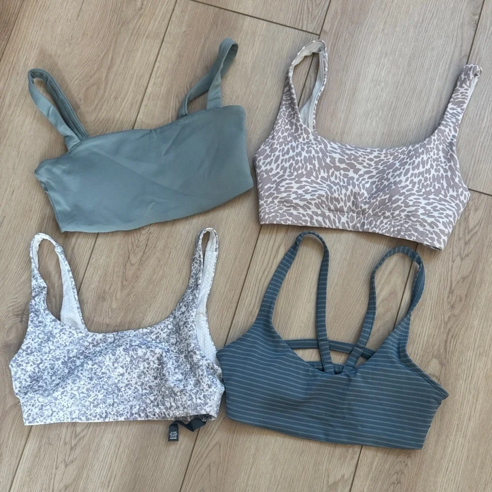 Vuori Sports Bra Collection - Green, Beige, Blue, Gray - Picture 1 of 8